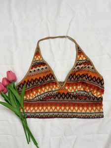 Boho Crochet Halter Top