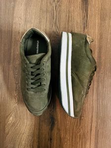 Shoexpress Green Casual Shoes