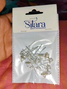 Decorative Hair Pins with Pearls