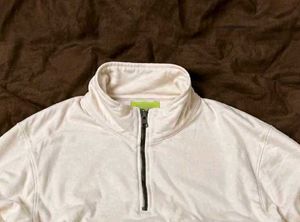 Korean Y2K boxy fit Quarter zipper