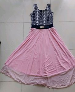 Flared Pink Frock For Pretty Girls 🩷💃
