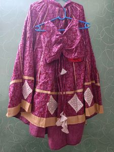 Navratri pink ghagra choli