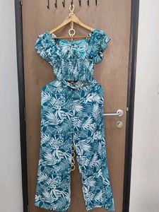Tropical Print Two-Piece Set