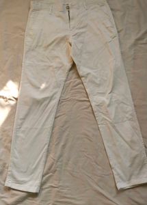 Cream Chino Pants