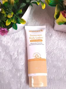 WishCare Sunscreen Body Lotion SPF50, In-Vivo Test