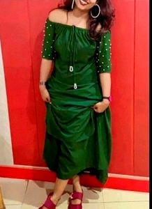 ✅ Attractive Off Shoulder Plazo Dress✅