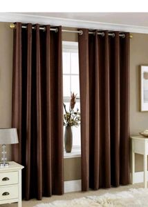 Elegant Brown Curtains