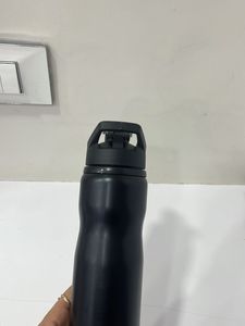 Sleek Black Water Bottle