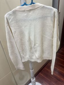 H&amp;M Knit Cardigan with Gold Buttons