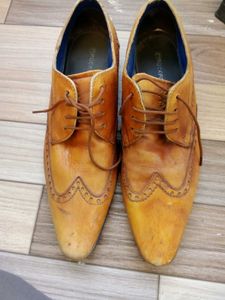 Classic Brown100% genuine Leather Brogues