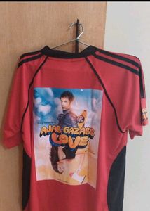 New Men's Half Sleeves Polyester Tshirt Size M