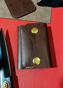 Handcrafted Leather Mini Wallet for Unisex