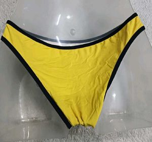 Yellow Briefs with Black Trim