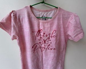 NEW pink graphic T-shirt