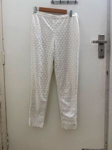White Pure cotton Hakoba Pant