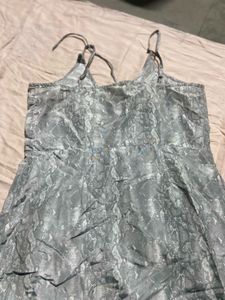 Snake Print Grey Mini Dress