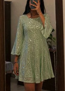 Sparkling Sequined Mini Dress