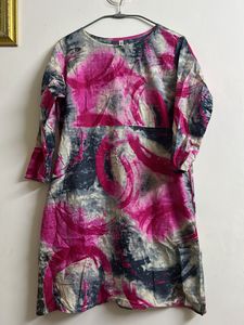 Vibrant Abstract Print Kurta