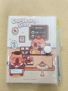 Cute Capybara Planner & Pen Set