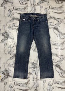 ‘’straightfit’’ Blue Denim Jeans