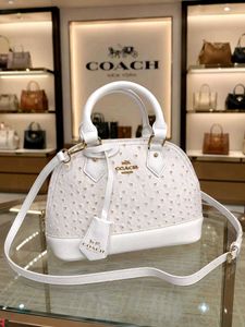 Coach New York Pebble Grain Satchel Bag ALMA SLING