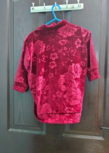 Red Velvet Shrug