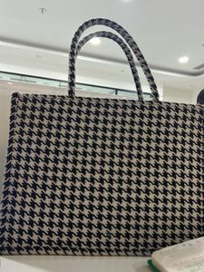 Houndstooth Tote Bag