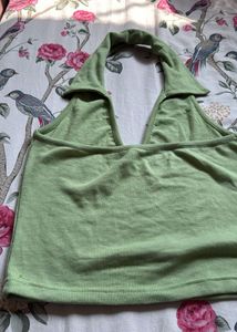 Green Halter Top, Bust-36/38