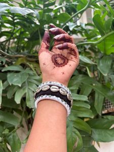 Boho Chic Cowrie Shell Bangles