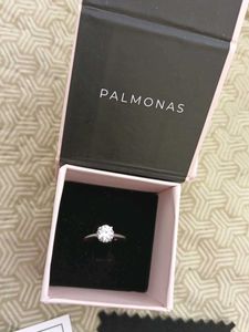 925 silver Palmonas Diamond Ring with Certificate
