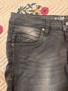 Grey Capri Shorts