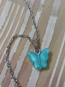Cute Butterfly Pendant Necklace