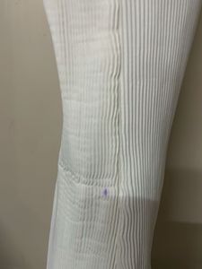 Elegant Pleated White Trousers