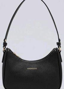 Miraggio Black Shoulder Bag