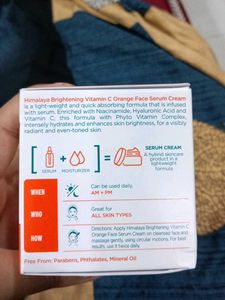 Himalaya Brightening Vitamin C Face Serum &amp; Cream