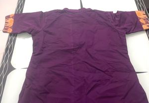 Combo Purple And Mustard Kurthi