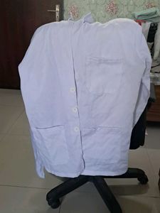 Lab Coat Practical Apron Full Sleeve