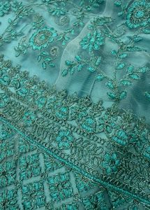 Stunning Teal Lehenga Choli duppatta Set