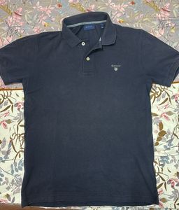Men's Navy Blue GANT Polo T-Shirt