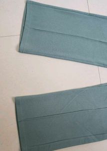 Mint Green Wide Leg Trousers