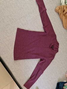 Maroon Long Sleeve Top