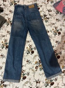 Wide Leg Denim Jeans