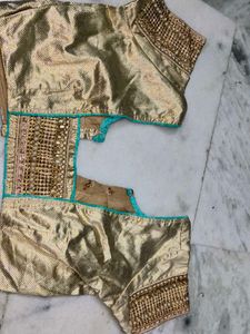 Stunning Golden Embellished Blouse