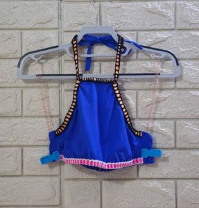 Atmosphere Blue Halterneck Bikini Top