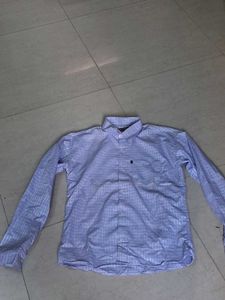 Men's Blue Checkered Shirt