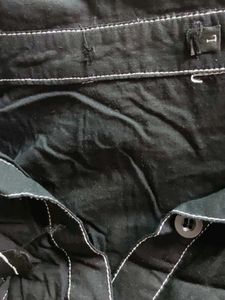 Unique Black Button-Up Shirt