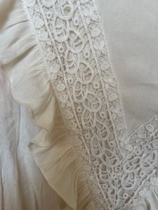 White Embroidered Top
