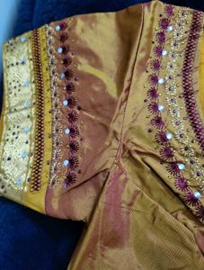 pattu embroidered blouse