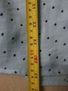 Sky Blue Dotted Daily Wear Top