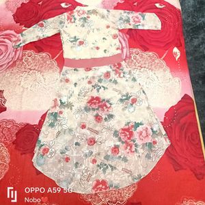 Floral Print Kurta with Pants Set